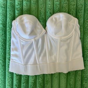 Vintage satin bustier